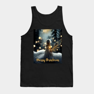 Christmas Fairy - Angelic Hero in Winter Time Tank Top